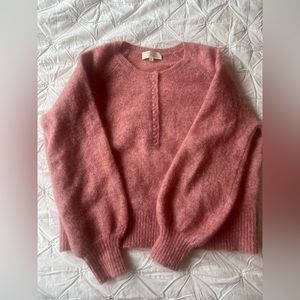 Sezane Leon Sweater Mottled Pink